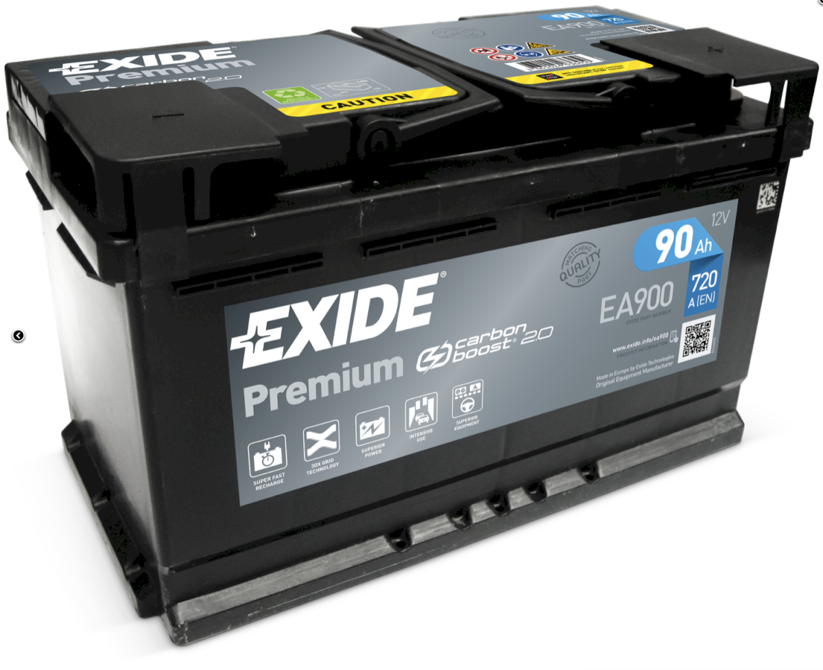 Exide EA900 PREMIUM - Exide Startbatterier op til 100Ah
